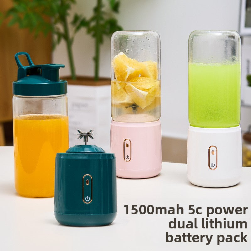 Portable Rechargeable Blender with Glass Cup