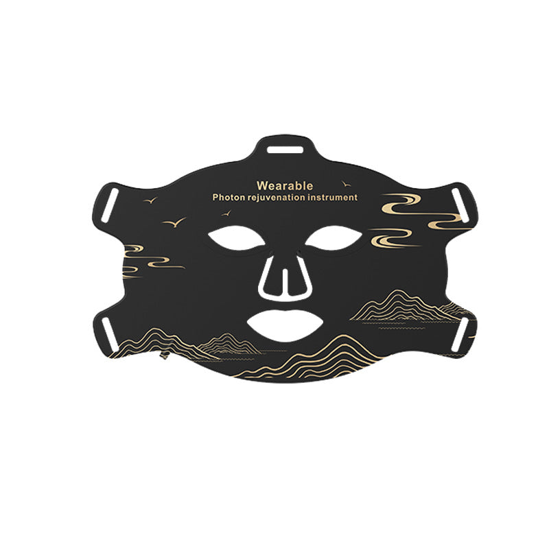Beauty mask with neck