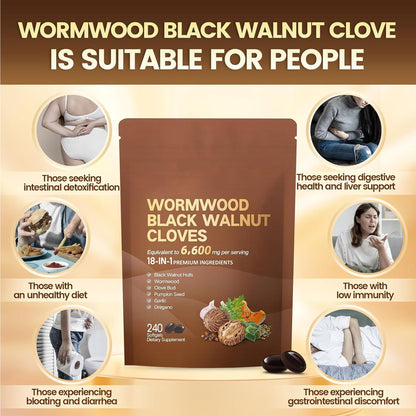 240-grain Wormwood black walnut Soft Capsule