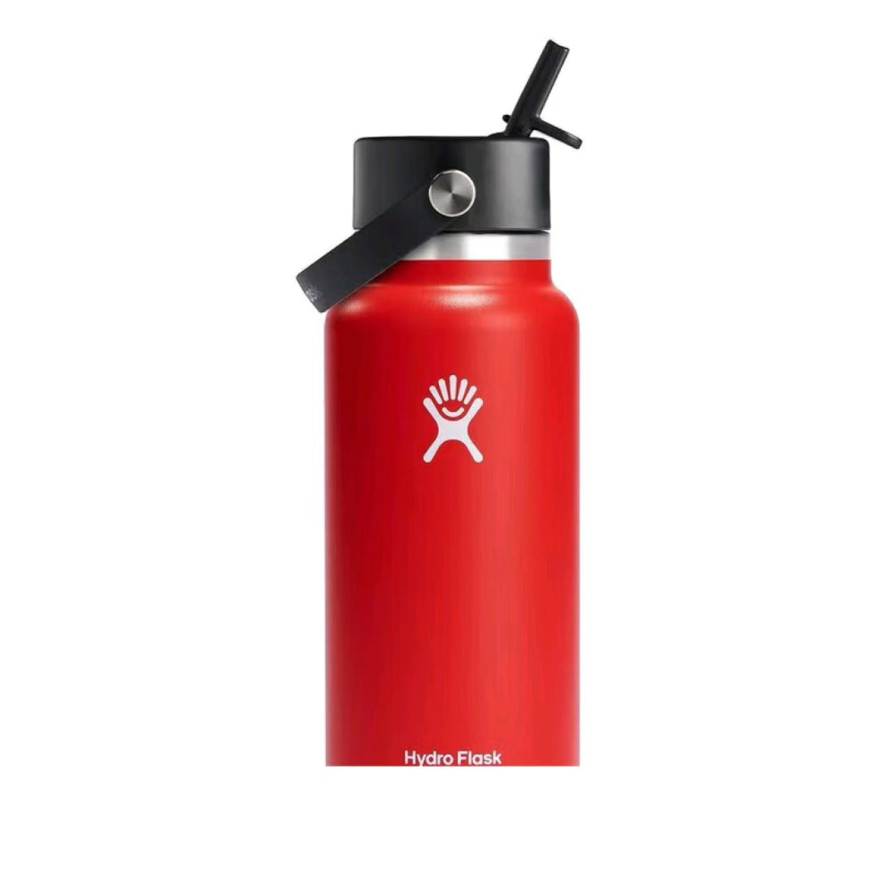 Portable Stainless Steel Thermos with Handle and Straw