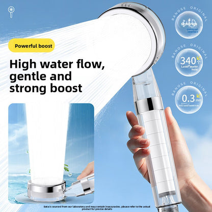 Filtered Shower Head with Vitamin C and Chlorine Removal