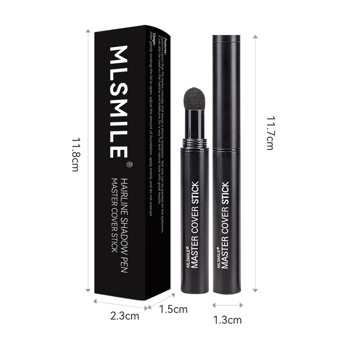 Hairline contouring brush