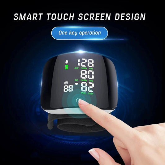 Touch D Screen Digital Wrist Blood Pressure Monitor Smart