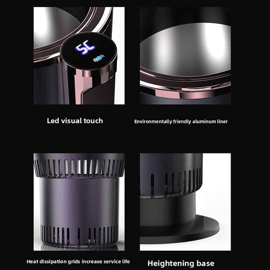 Car Heating Cooling Cup with Temperature Display