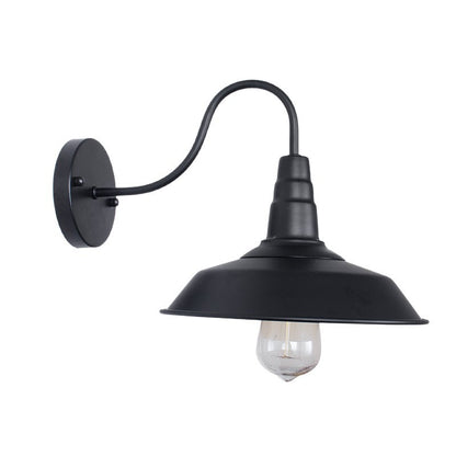 Simple iron wall lamp