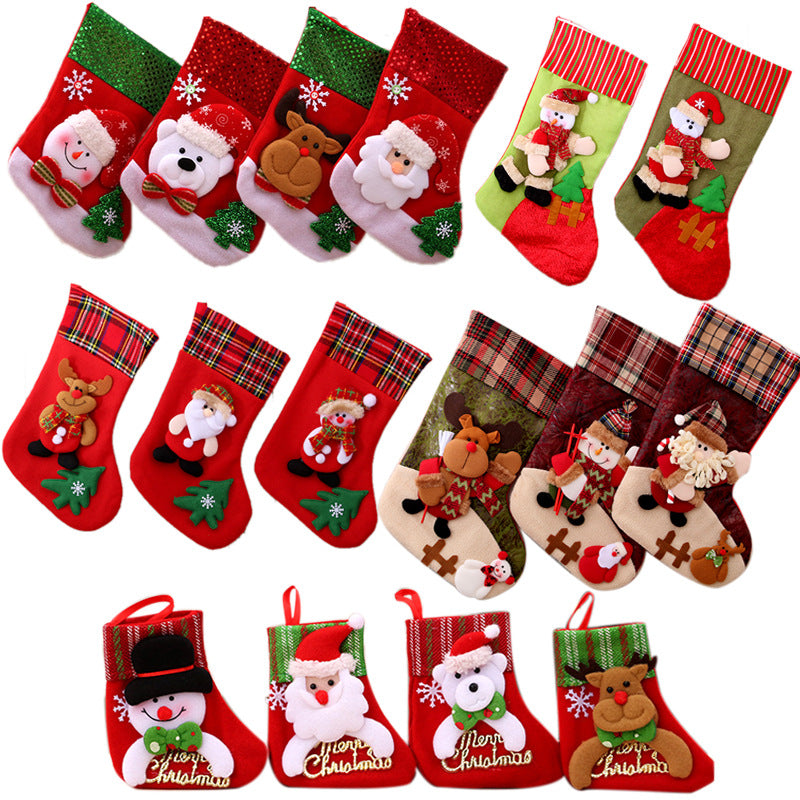 Christmas Gift Sock Hanging Bag
