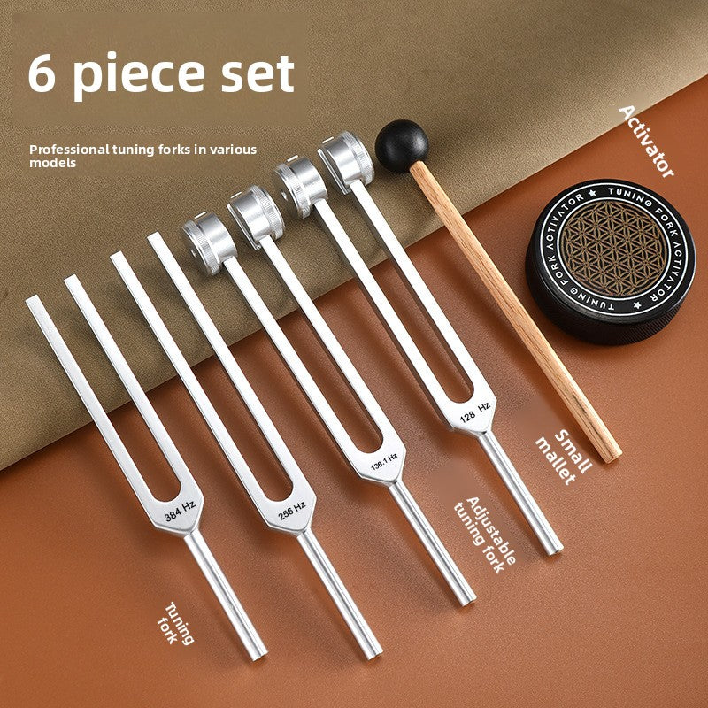 Tuning Fork Set with Activator for Sound Therapy