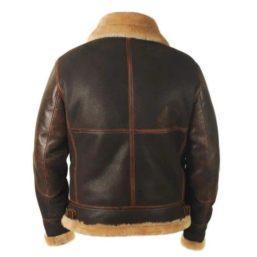 Turn-Down Collar Zippered Jacket