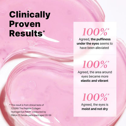 Peptide collagen eye mask