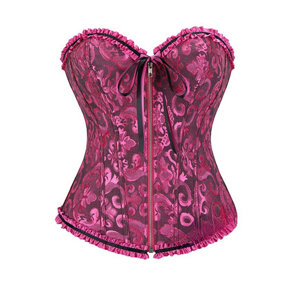 Zipper shaping garment