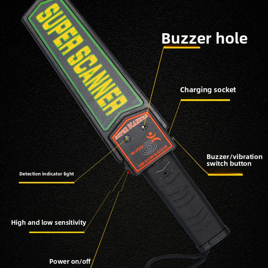 Handheld High Precision Metal Detector with Sound/Light Alarm