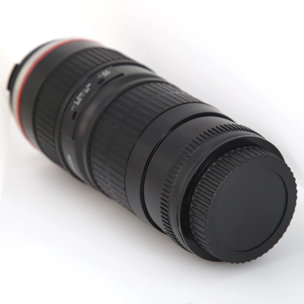 Stainless Steel SLR Camera Coffee Lens Mug Camera White Black Coffee Mug Coffee Cups Creative Emulation Mug Gift 50-400Ml