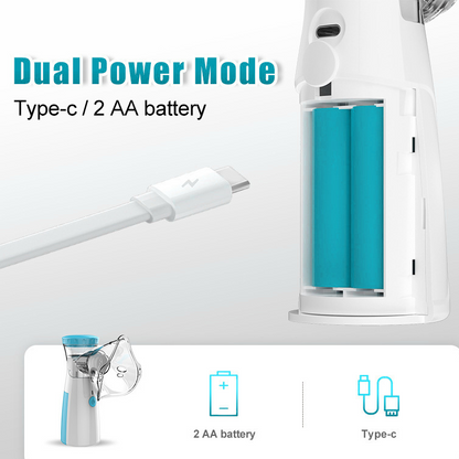 Portable humidifier nebulizer