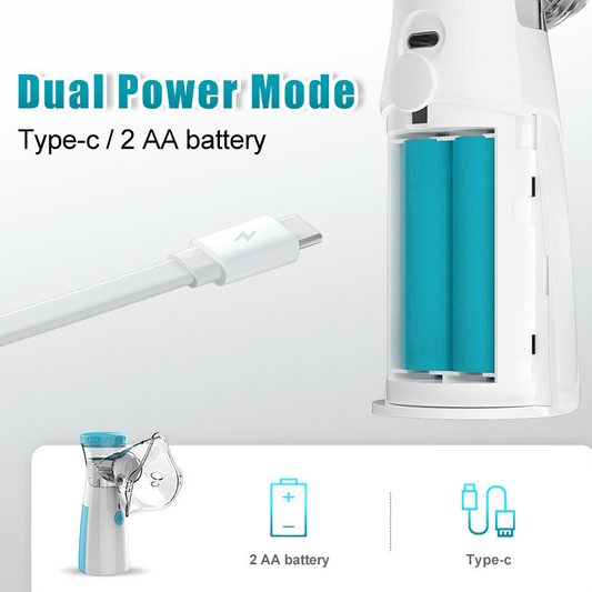 Portable humidifier nebulizer