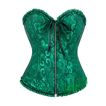 Zipper shaping garment