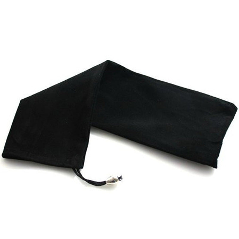 black beveled storage bag