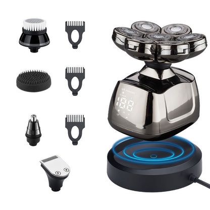 Electric Shaver with Wireless Charging Dock