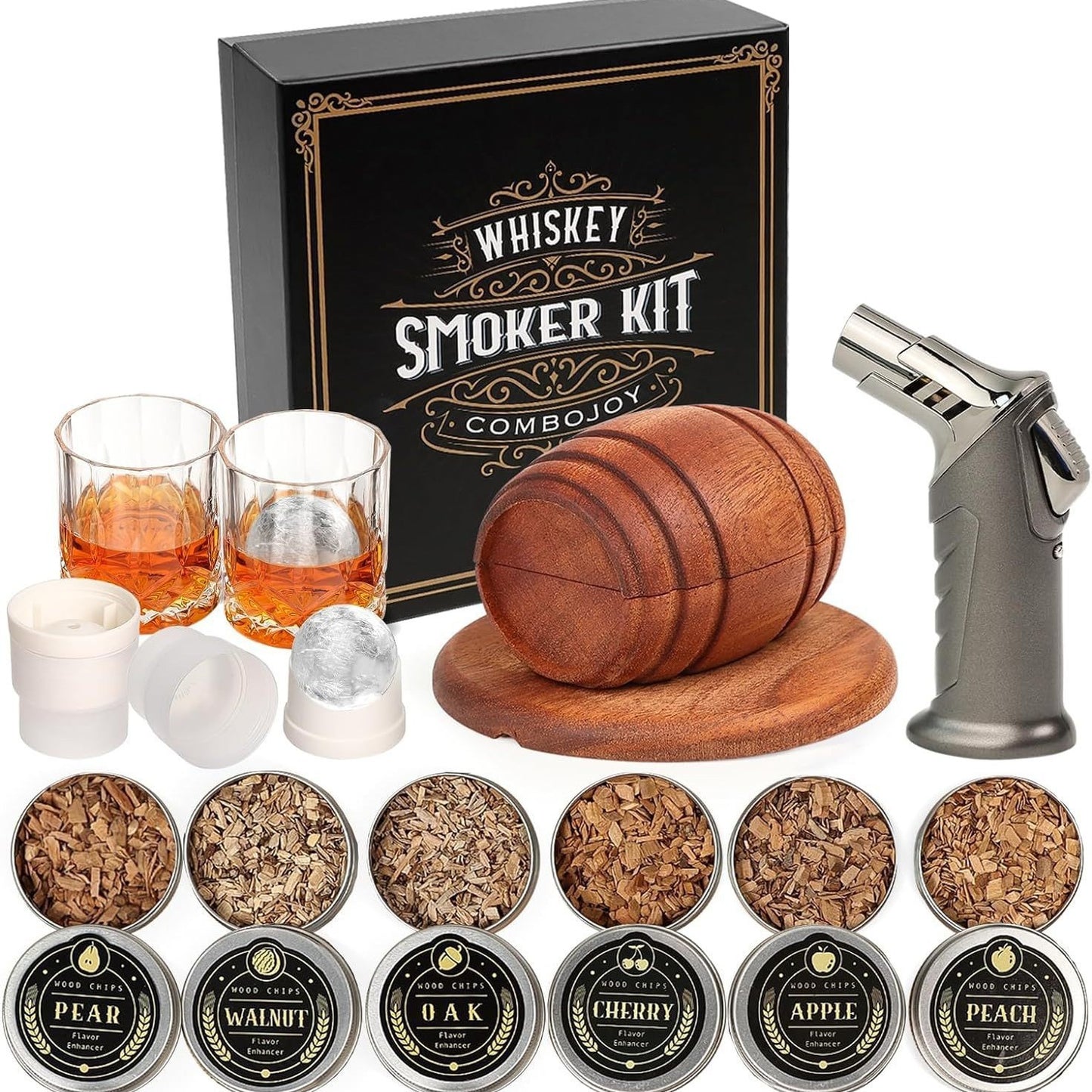 Cocktail Smoke Infusion Barrel Set