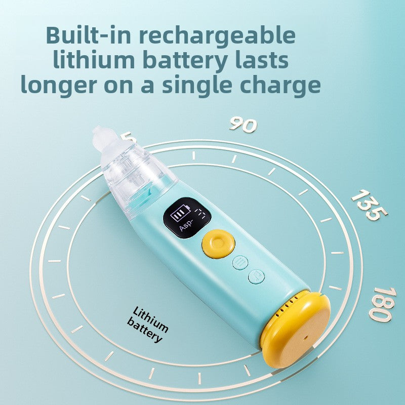 Electric Nasal Aspirator for Babies with Multiple Nozzles
