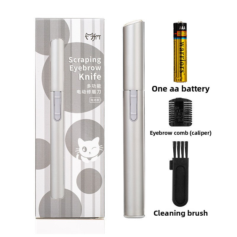 Electric eyebrow trimming knife