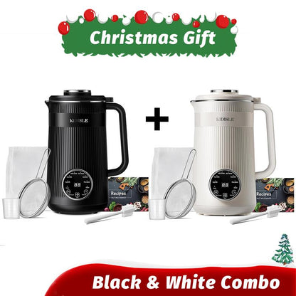8-In-1 Multifunctional Automatic Nut Milk Machine&Coffee Maker, 32Oz Auto Self-Cleaning, Delay Start, Keep Warm, Boil Water – Stainless Steel, Christmas Gifts