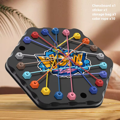 1Pc Rope Tangle Challenge, Educational Toy for Kids, Logic & Focus Enhancing, Perfect for Interactive Parent-Child Activities
