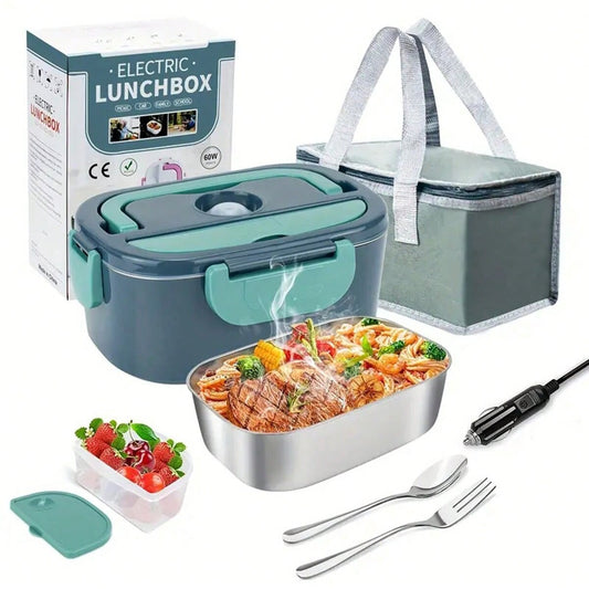 Multi-functional vehicle-mounted electric heating lunch box