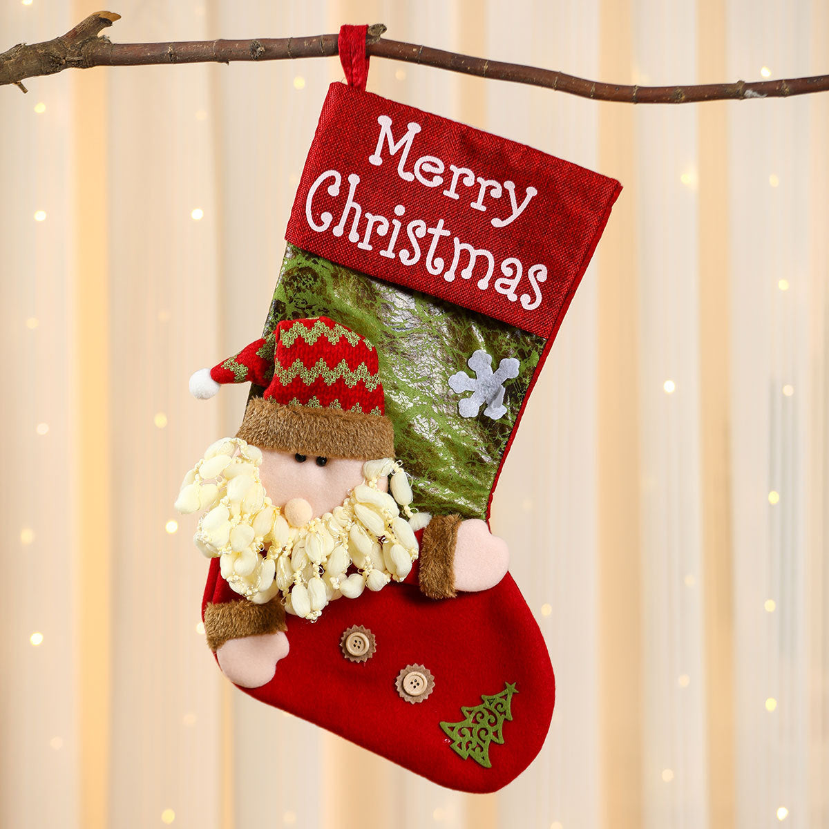 Christmas Gift Sock Hanging Bag