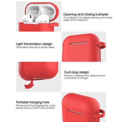 AirPods Silicone Protective Case with Hook