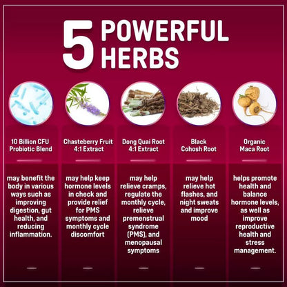 Female Hormone Balance Probiotic Capsules