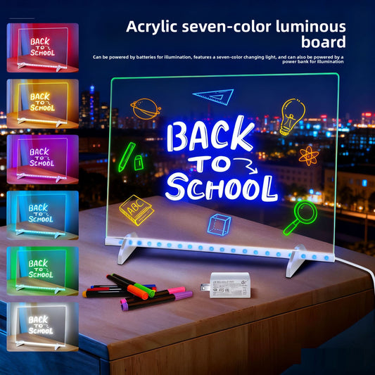 Fluorescent display board