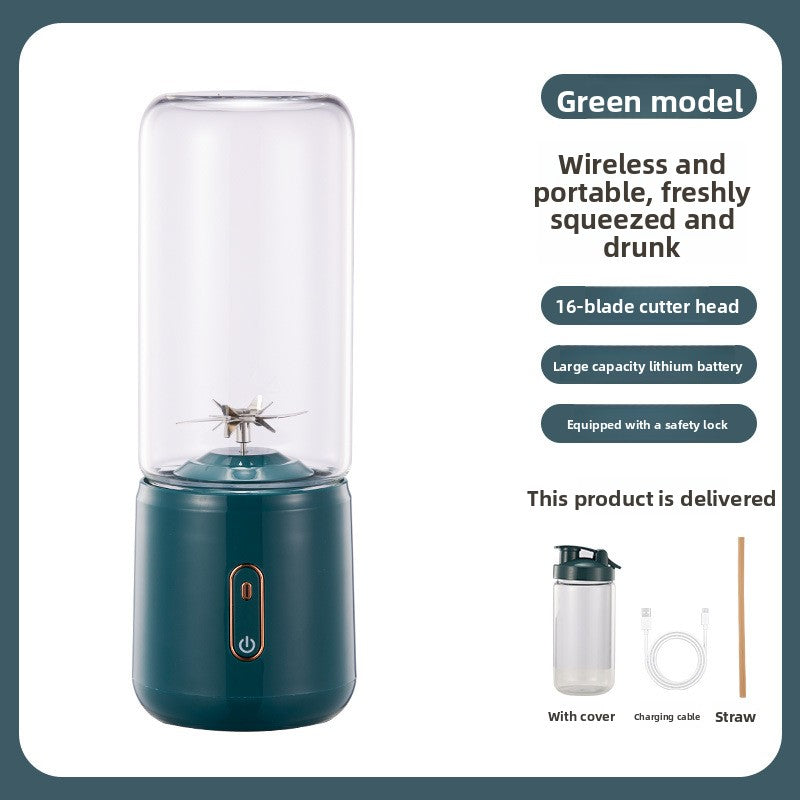 Portable Rechargeable Blender with Glass Cup