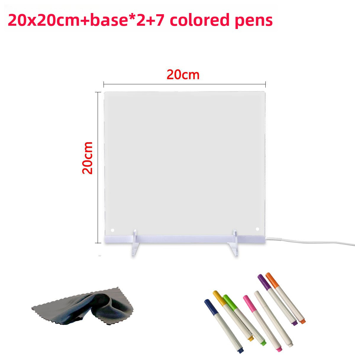 Fluorescent board display sign