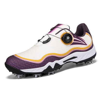 Golf Sports Shoes with Rotary Buckle