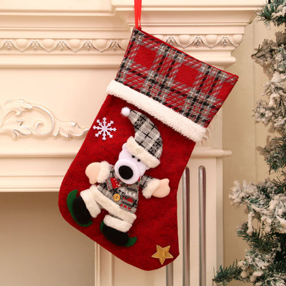 Christmas Gift Sock Hanging Bag