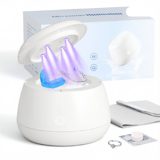 Ultrasonic Denture Glasses Jewelry Cleaner