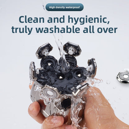 Electric Shaver with Wireless Charging Dock