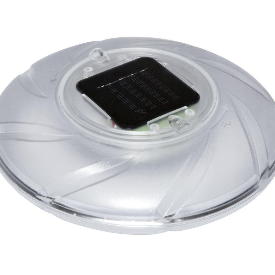 Solar-powered floating lamp
