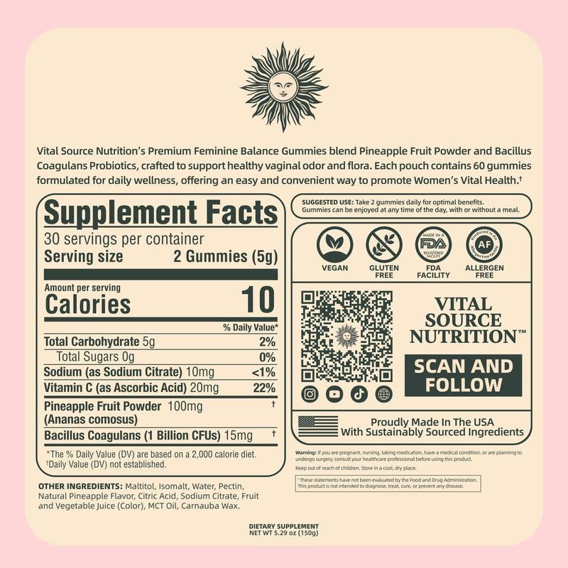 Vital Source Nutrition - Vixi - Feminine Balance