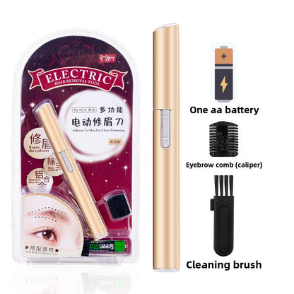 Electric eyebrow trimming knife