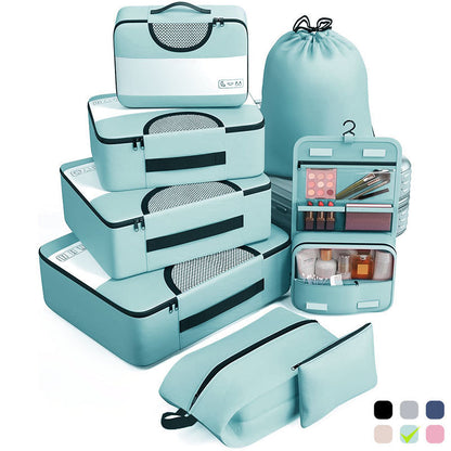 8-piece travel storage bag set