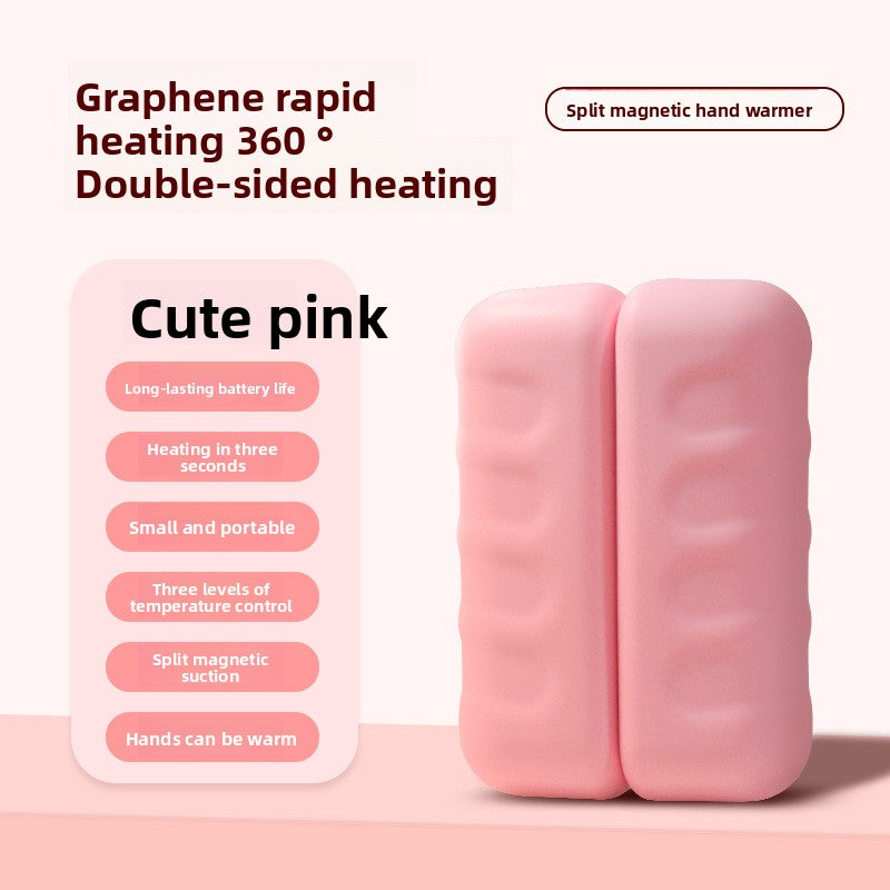 Magnetic Hand Warmer with Power Bank