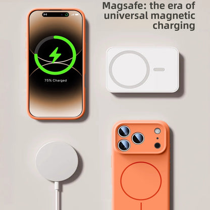 Magnetic Liquid Silicone Phone Case