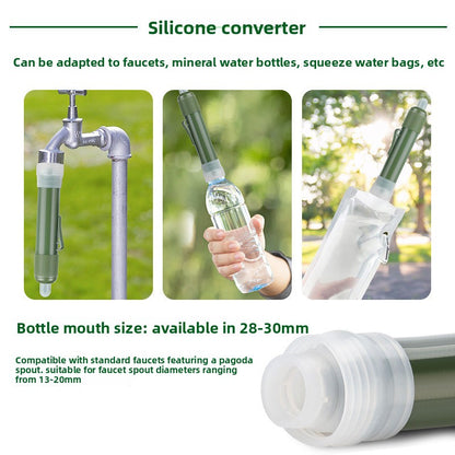 Portable ultrafiltration water purifier