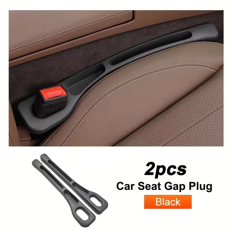 2Pcs Universal Car Seat Gap Plug Strip Side Seam Car Gap Filler Leak Proof Seat Gap Storage Organizer Interior Decoration