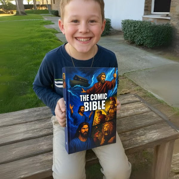 Comic Bible Illustration Book