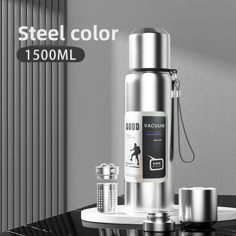Vacuum Insulated Thermos with Tea Strainer