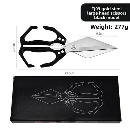 A large pair of scissors specially designed for bone cutting