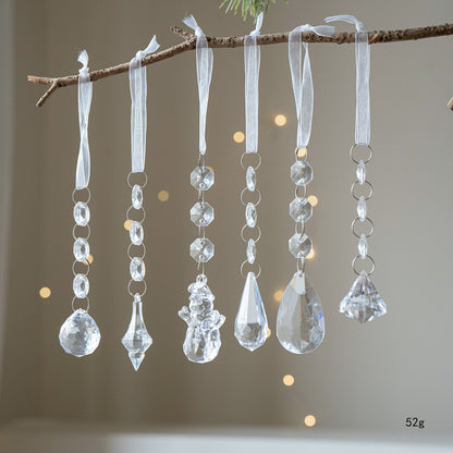 Christmas Tree Decoration Snowflake Pendant