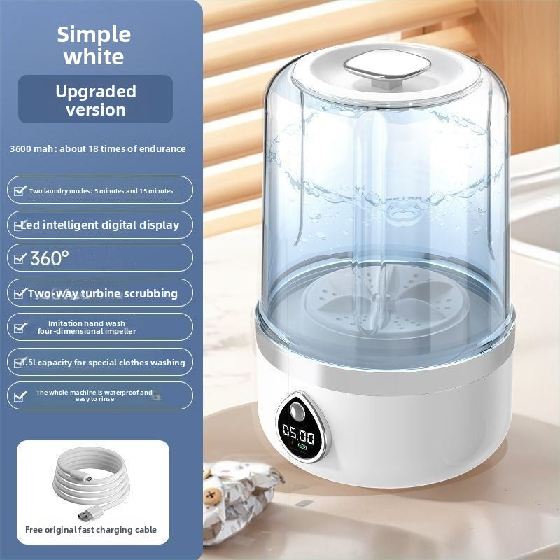 Wireless mini washing machine